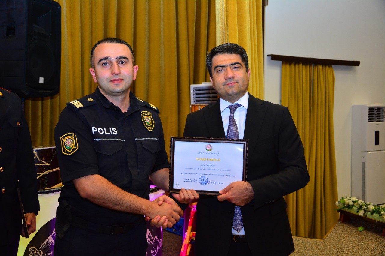 Polis Günü Ağstafada qeyd olunub - FOTOLAR